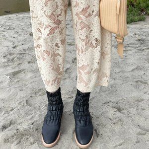 Beklina Lace Basic Pant Ivory m/l new with tags